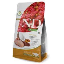 Farmina N&D Cat Quinoa Grain Free Skin & Coat Codorniz