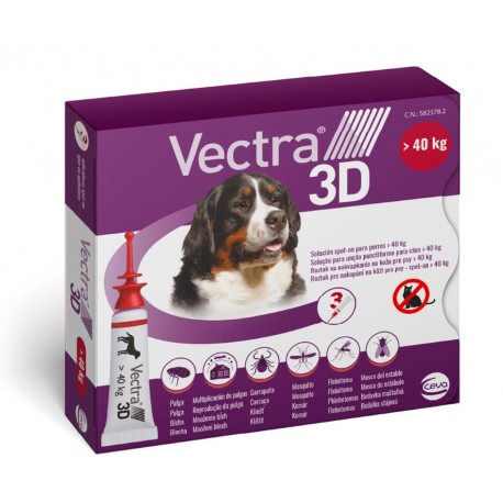 Pipeta Vectra 3D +40 Kg