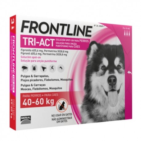 Pipetas Frontline Tri-Act 40-60 kg