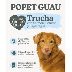 Popet Guau Grain Free Trucha Salmón Light