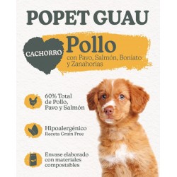 Popet Guau Grain Free Puppy Pollo Pavo