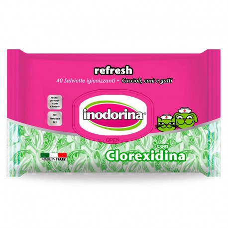 Clorhexidina Porrini 11-04235 Toallitas Higiene Perro y Gato 40 Unidades