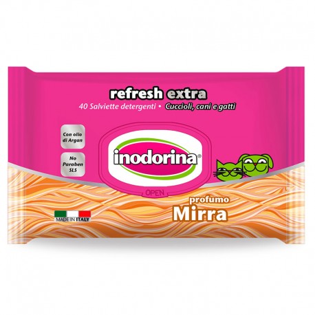 Inodorina Toallitas Refresh Extra Mirra