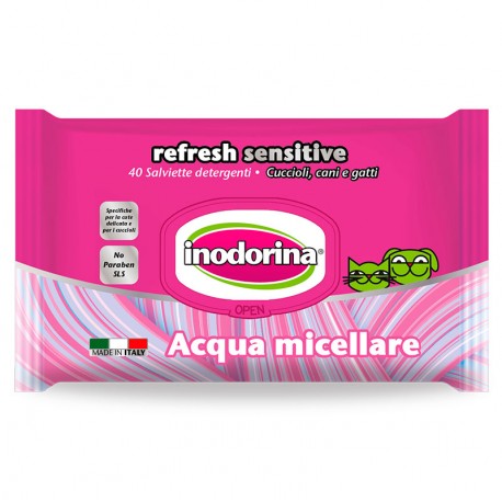 Inodorina Toallitas Refresh Sensitive Agua Micelar